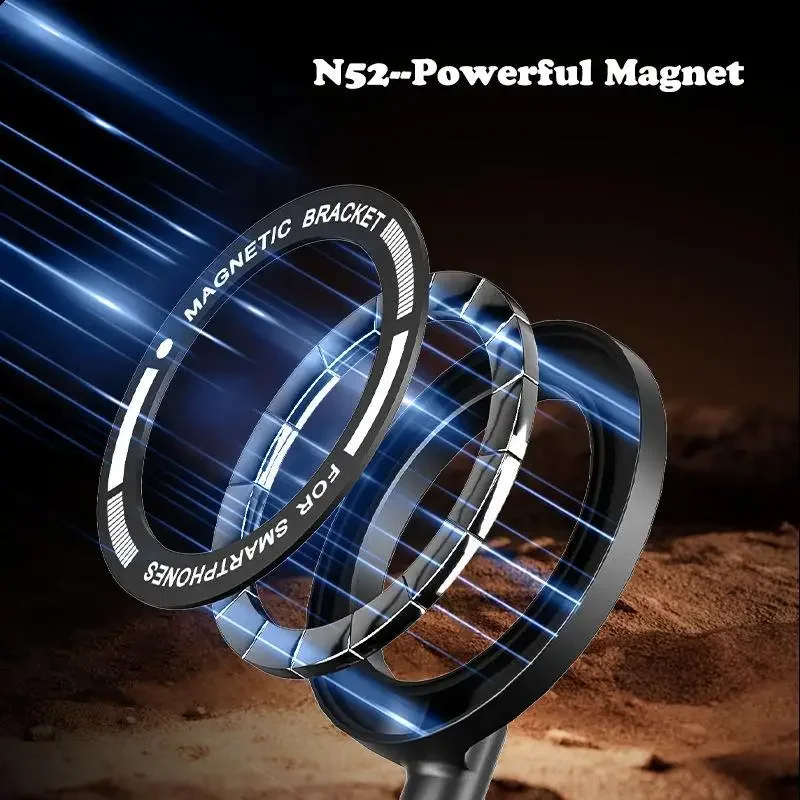 Складной магнитный держатель телефона для Magsafe, вращающееся магнитное крепление, многофункциональный дорожный зажим, настольный кронштейн для ленивой подставки