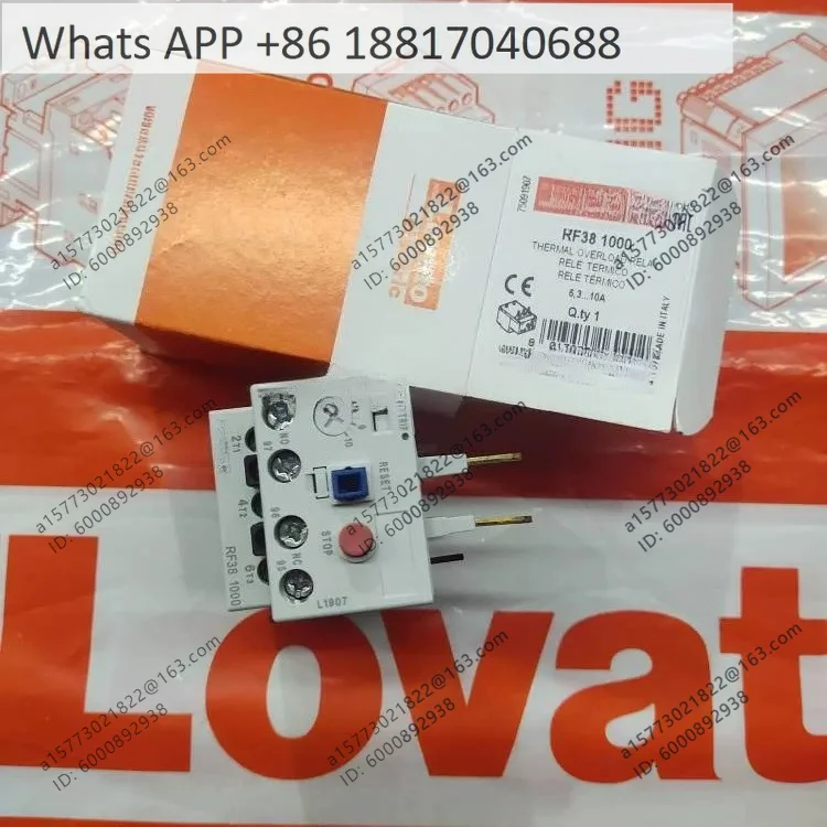 Italy, thermal load relay RF381000 RF381400 RF381800 RF382500