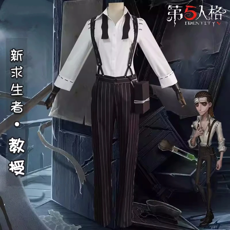 Game Identity V Luchino Diruse Cosplay Costume Women Men Anime Fashion Uniform Professor Role Play Clothing Halloween Party Suit