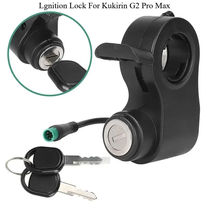 

Замок зажигания электрического скутера для Kukirin для G2 Pro для G2 Max 5-контактный встроенный замок дроссельной заслонки с ключом для электронного скутера
