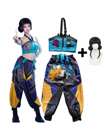 Zoey Cosplay Costume Zoey Cosplay Wig Halloween Outfit Women Girls Outfit