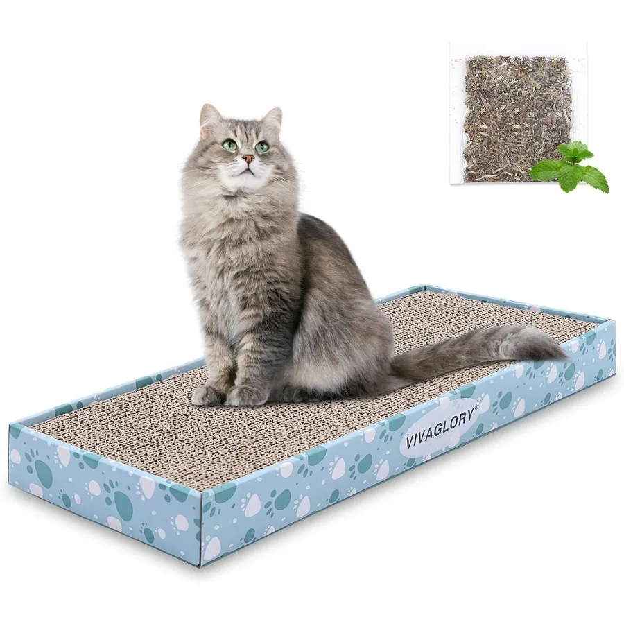 

Cat Scratcher Padpal Cat Scratching Board Cardboard Scratcher with Catnip for Indoor Flat Scratch Board Scratch Pad Cardboard f