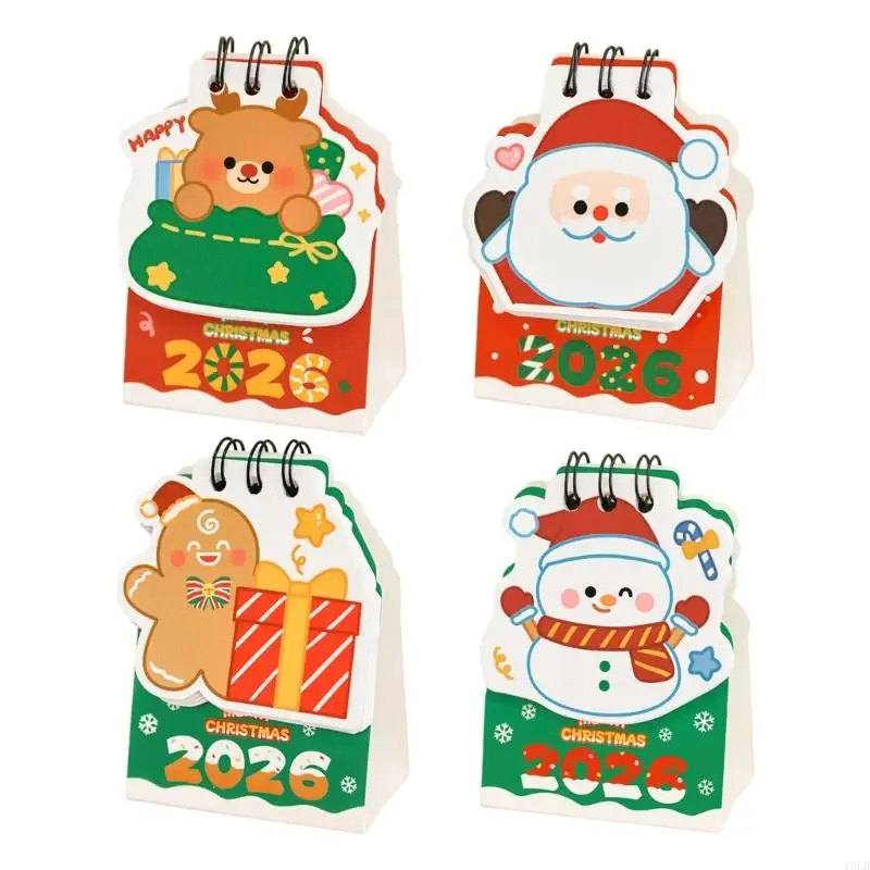 

Y5LB 2026 Date Compacts Size Christmas Calendar With Clean Monthly Views