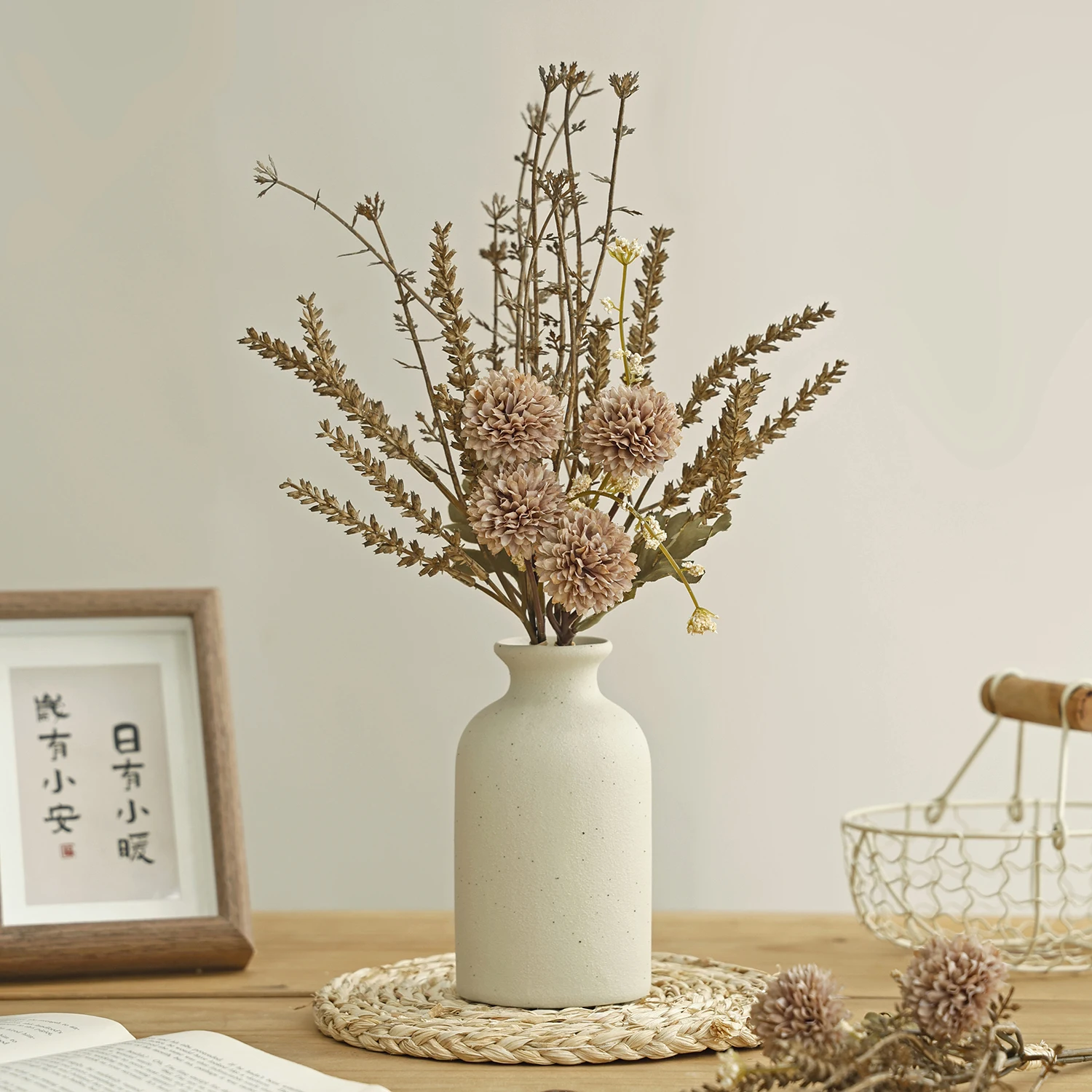 Artificial Flower Combination Branch High Quality Wedding Wreath Bridal Bouquet Decora Festival Home Room Table Gift Vase Bonsai