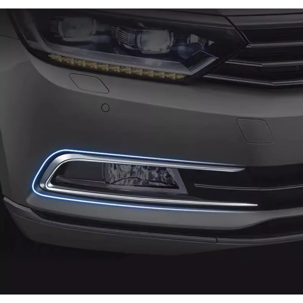 

Высококачественная передняя противотуманная фара автомобиля из АБС-пластика, рамка, накладка для VW Magotan Passat B8 2017-2019, декоративные аксессуары