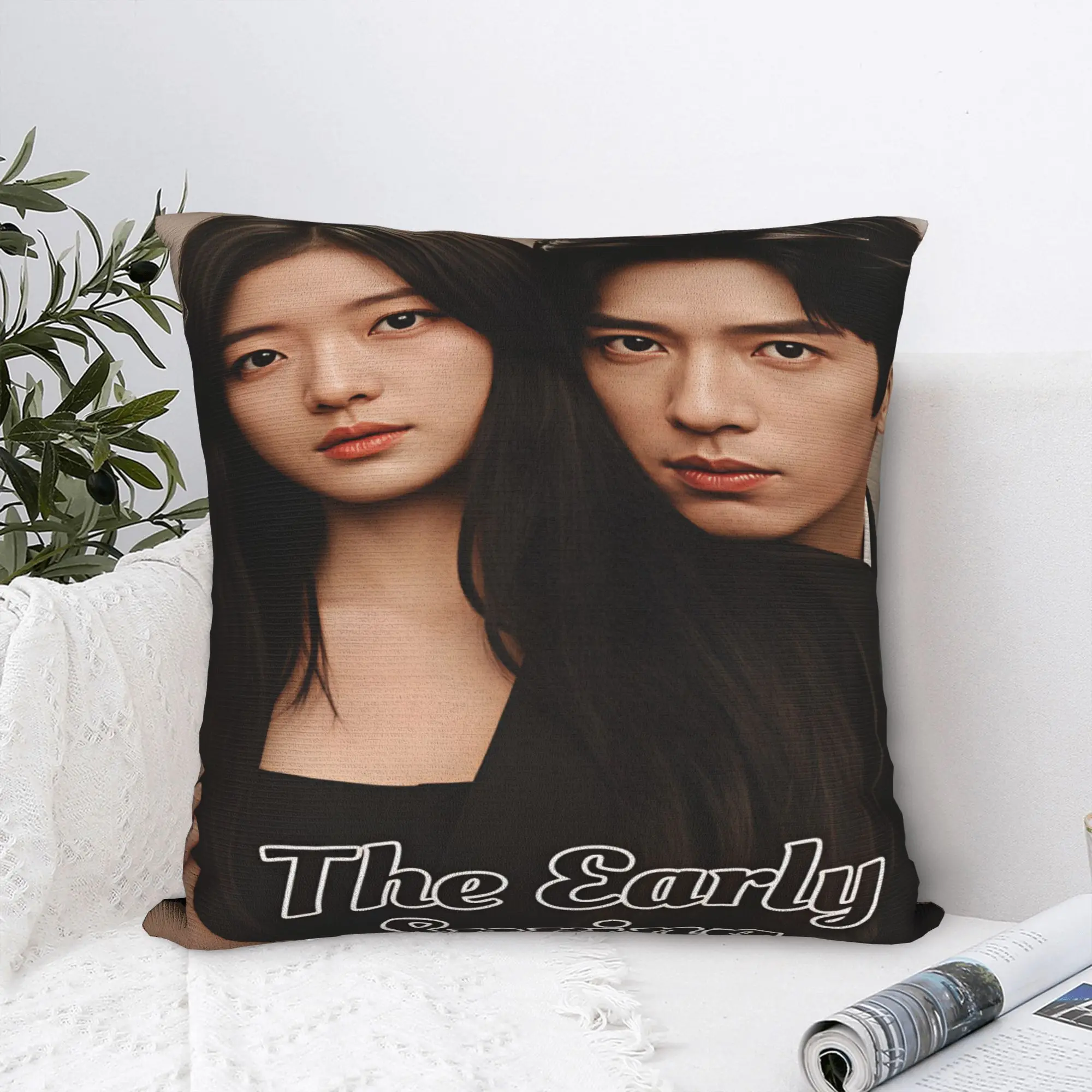 The Early Spring Pillow Cover C Drama Vintage Pillow Case For Chair Sofa Home Decor Comfy Cushion Cover Gift