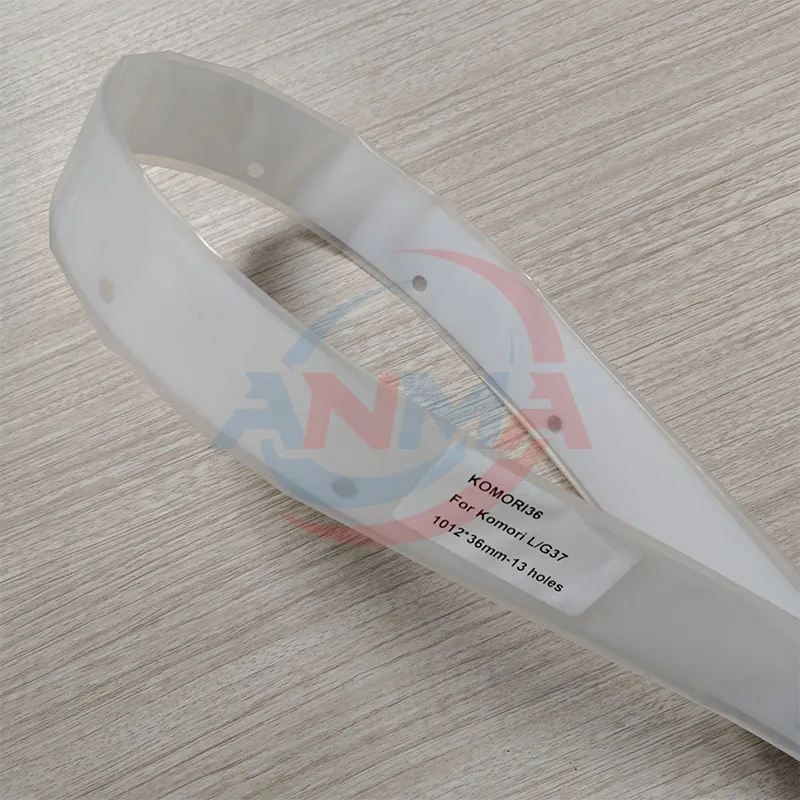 5Pieces KOMORI36 Wash up Blade 1012X36X1.2MM With 13 Holes For komori L/G37 Printing Machine Parts