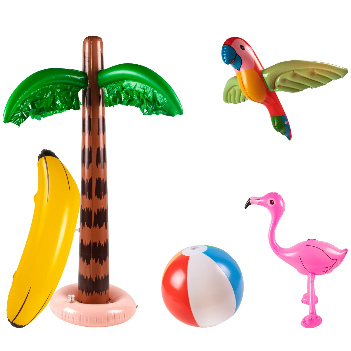 Hawaiian Party Decorations Inflatable Palm Tree Coconut Tree Balloon Tropical Beach Party Toys Luau Birthday Party decorations