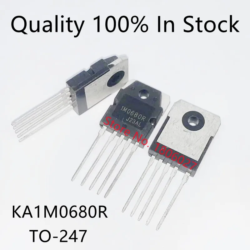 Send free 20PCS KA1M0680R 1M0680 TO-3P-5  High-power power supply voltage regulator triode