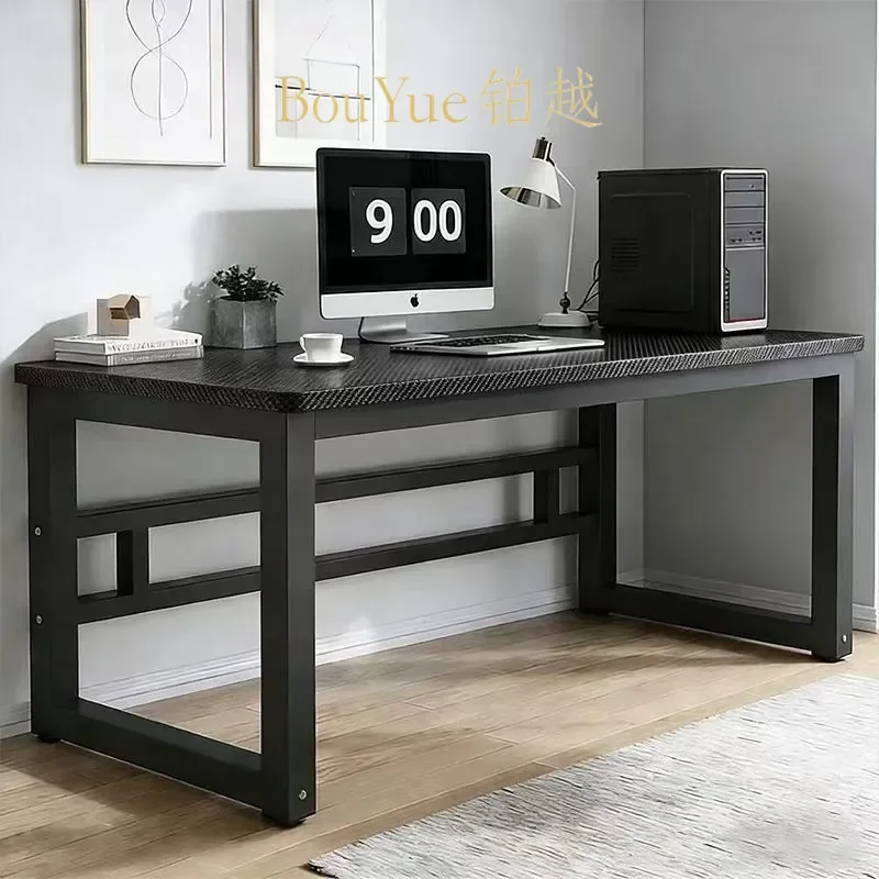 Modern Rectangular Computer Desk for Home Office Student Study Gaming Table Simple Wooden Writing Workstation for Bedroom