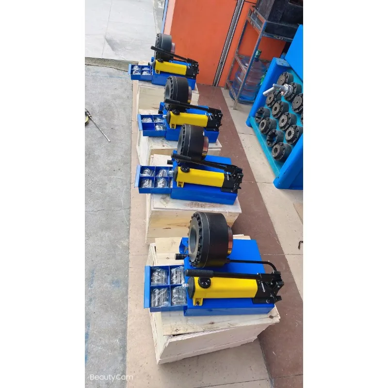 New Hand-Operated Hydraulic Crimping Tool: Specialized for Air Conditioning Hydraulic Hoses (Hose Crimper Kit)