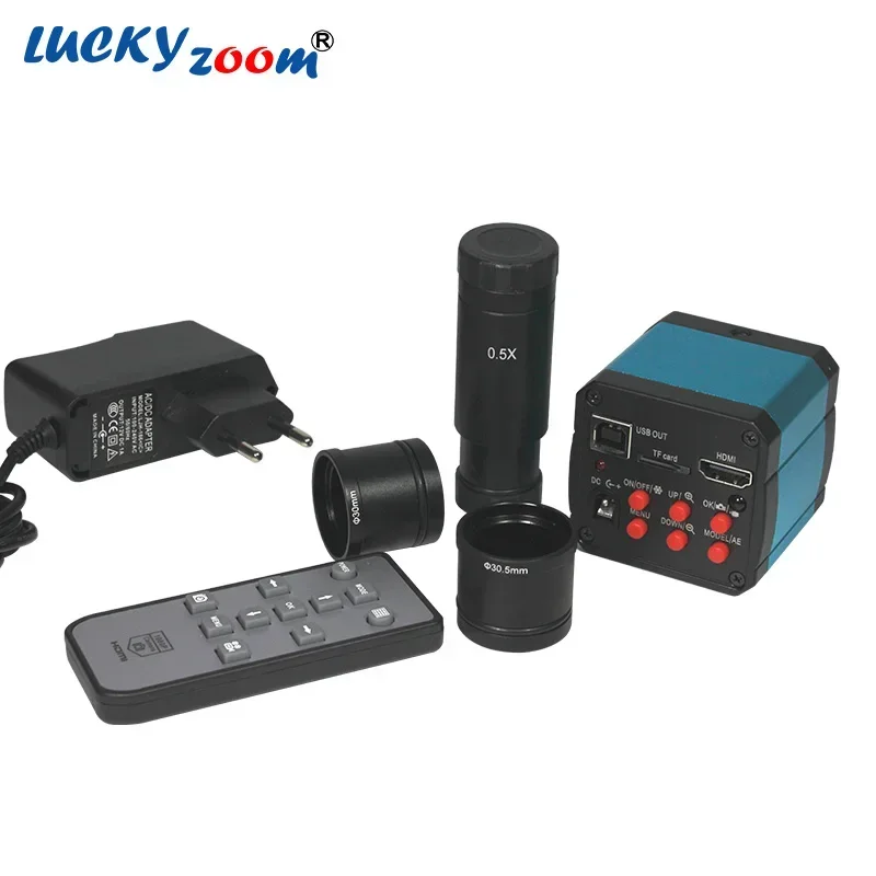 14MP CMOS USB2.0 ستيريو المجهر كاميرا الصناعة الرقمية مجهر الإلكترونية HD كاميرا فيديو العين 0.5X C-mount لين
