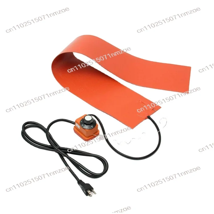 

Flexible silicone rubber drum with pad heater