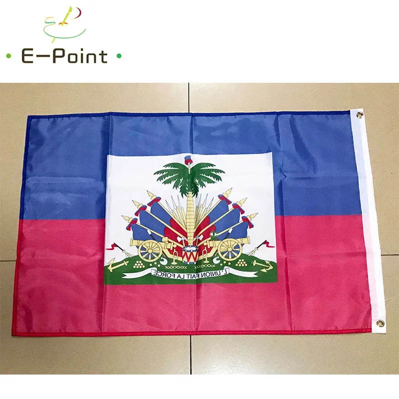 Haiti National Flag 2ft*3ft (60*90cm) 3ft*5ft (90*150cm) Size Christmas Decorations for Home Flag Banner