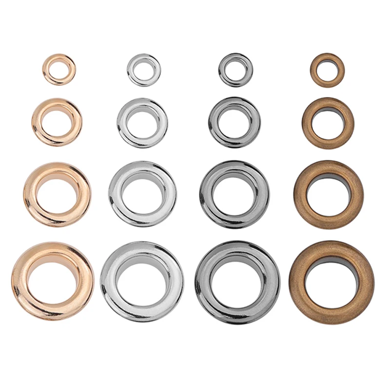 10Pcs 8mm 10mm Grommet Eyelets Metal Eyelets with Washers Curtain Grommet