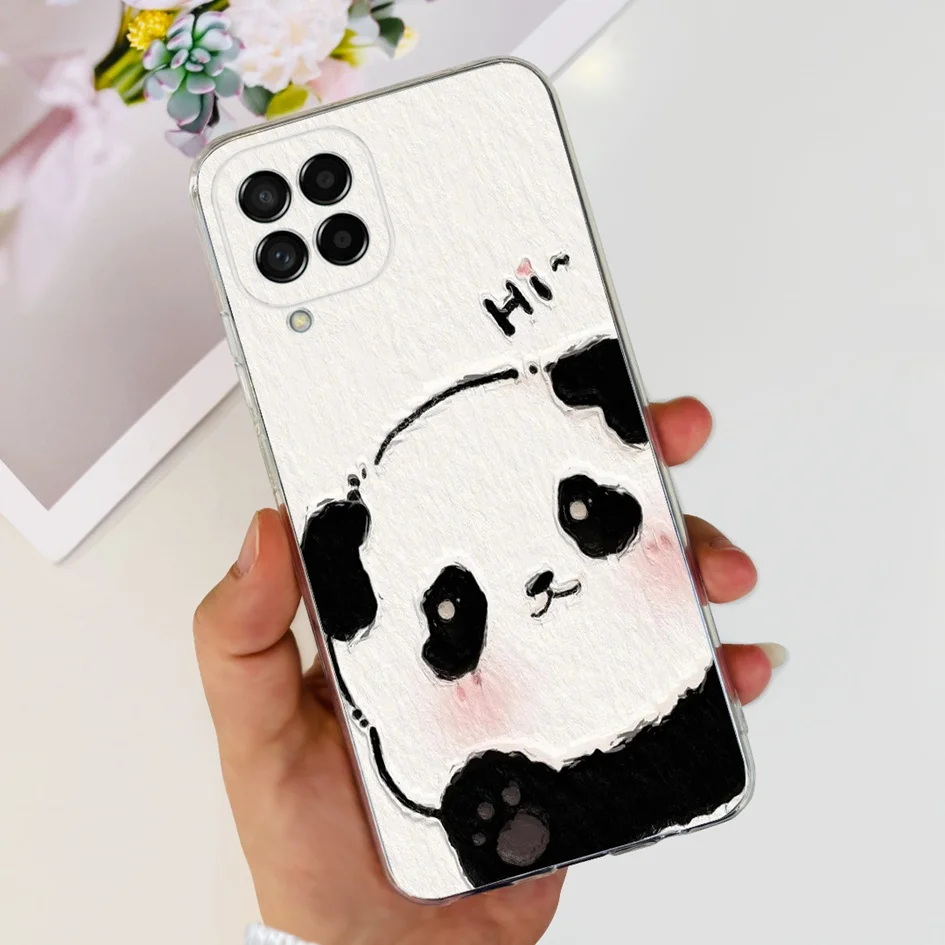 For Samsung Galaxy M53 M33 5G Case Popular Flower Transparent Silicone Soft Slim Back Cover For Samsung M53 SM-M536B M 33 Fundas