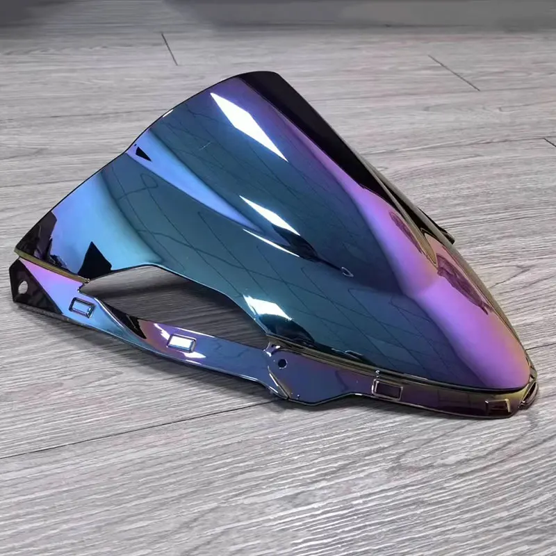 For Kawasaki Ninja 636 ZX-6R 2024 2025 ZX6R Motorcycle Windshield Double Bubble Windscreen Screen Front Wind Deflectors ZX 6R