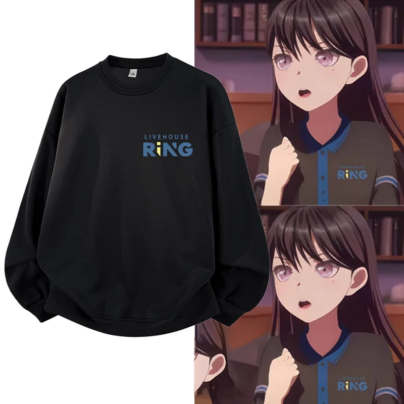 

RinG Workwear Hoodie Pattern BanGDrMyGo Secondhand Clothing Casual Loose Fit Fce Lined Thiened Hooded Zipper Sweatirt