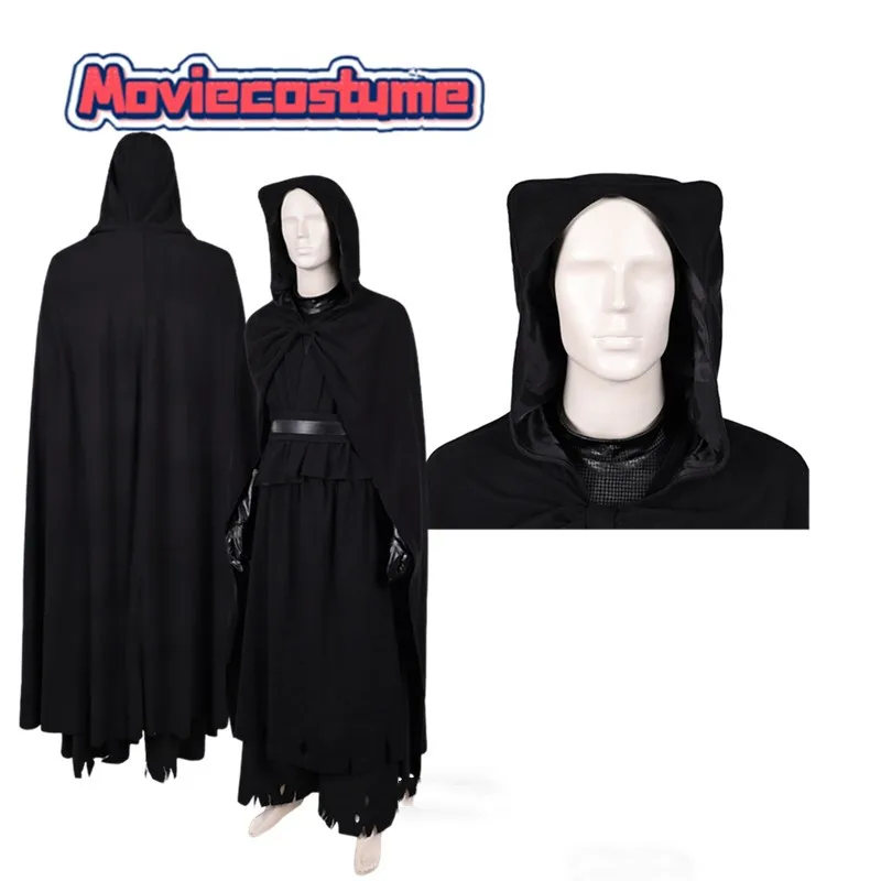 

Nihilus Cosplay Costume TV Darth Disfraz Space Battle Fantasia Men Top Hooded Cloak Robe Belt Halloween Carnival Party Suit