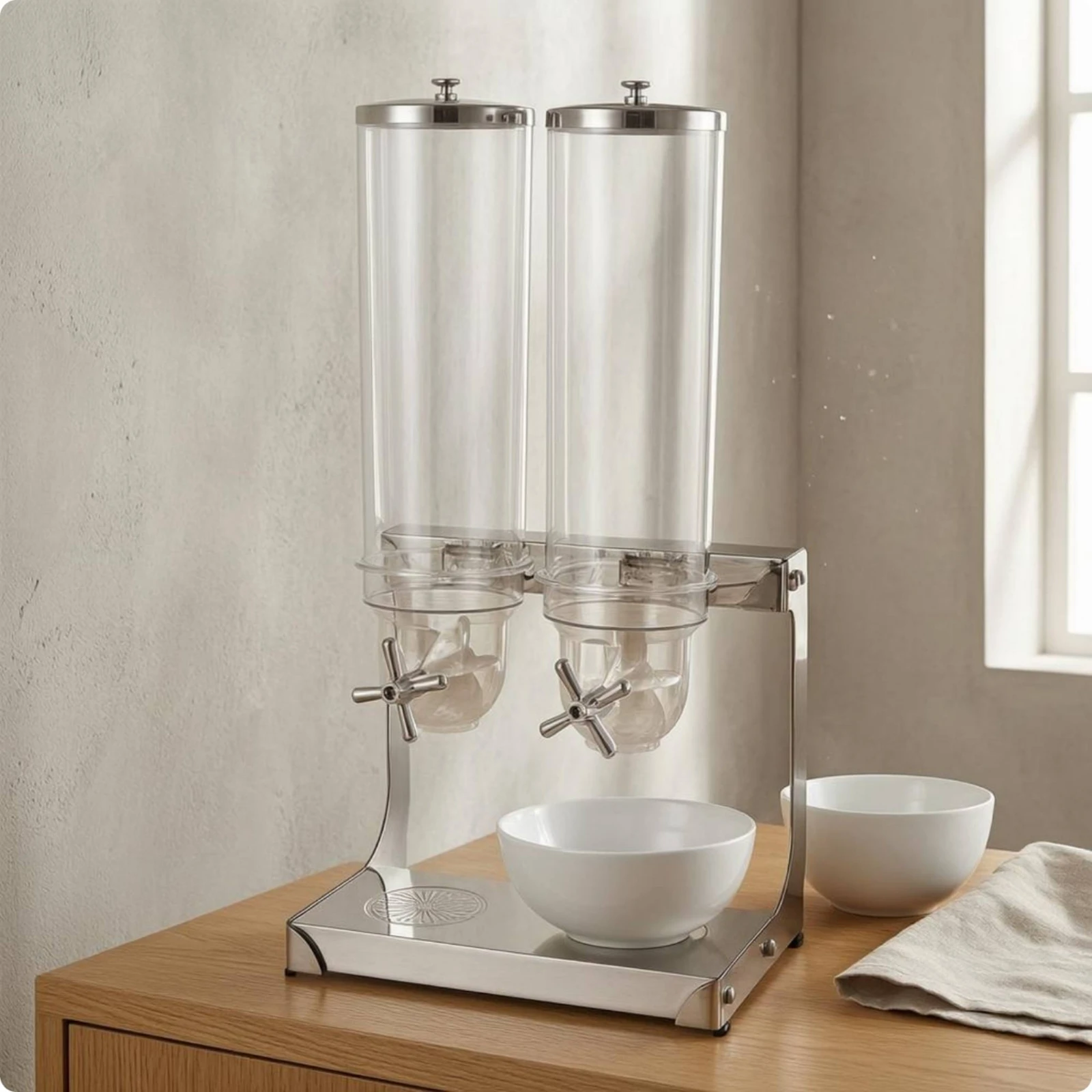 Dispensador de Grãos para Banc - Food Storage Stainless Steel avaliação e preço