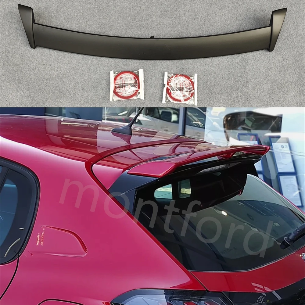 

Auto Part Real glossy black Wing Trunk Lip Boot Cover Car Styling REAR ROOF EXTRA SPOILER FOR PEUGEOT 208 MK2 (2020-)