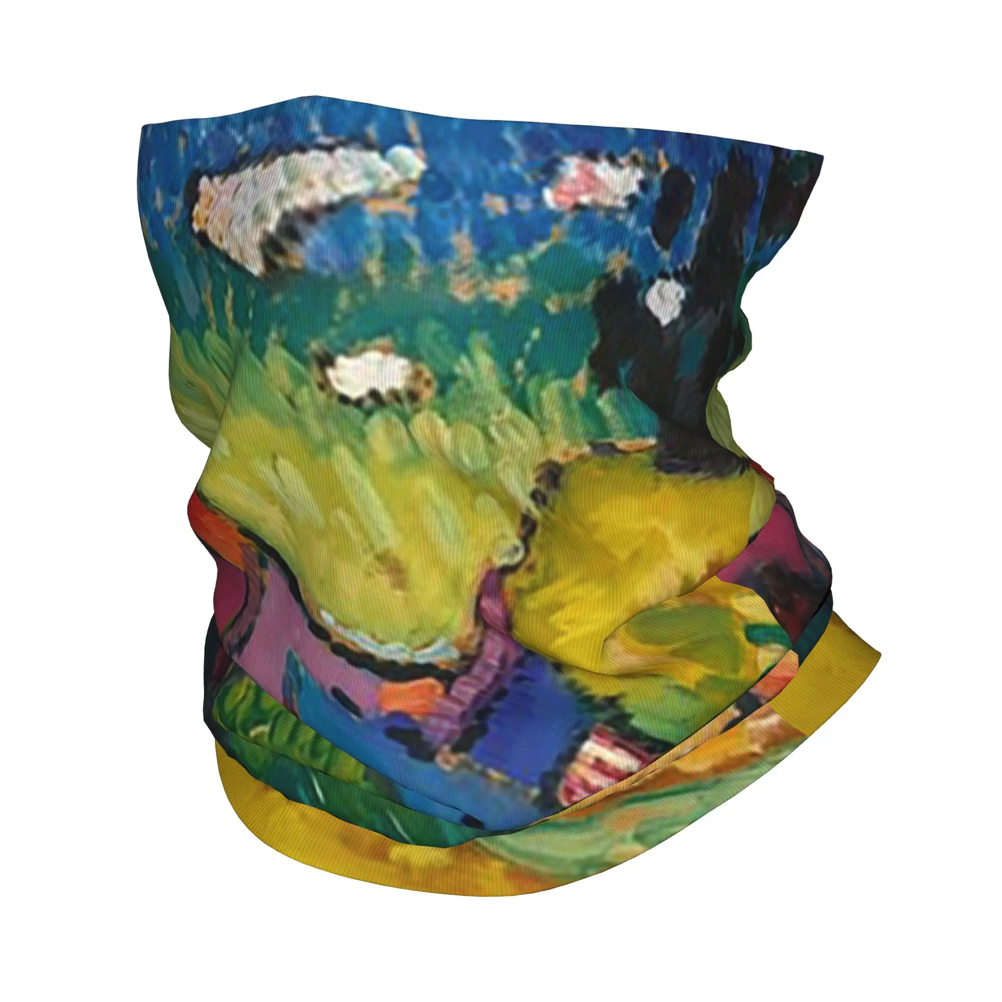 

Wassily Kandinsky Murnau Landscape with Green House Bandana Neck Gaiter Printed Mask Scarf Multi-use Headwear Riding Unisex