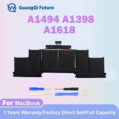 A1398 A1494 A1618 102.4Wh New Battery For MacBook Pro Retina 15"(Mid 2015 Year only-Long Lasting 11.4V 8980mAh