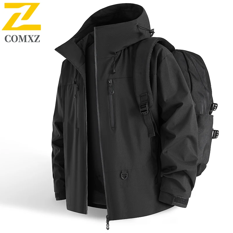 Travel Hiking Jacket Male Motocross Clothing Mountain Bike Waterproof Coat Bicycle Outerwear Women Camping Hooded Windbreaker