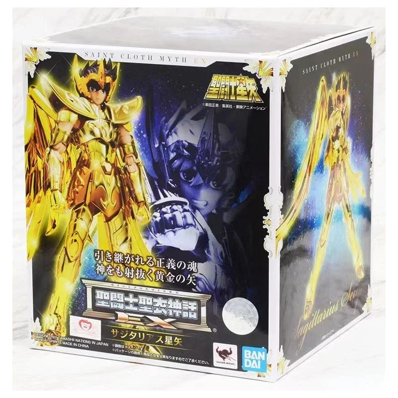 In Stock Original Bandai Saint Seiya EX Saint Cloth Myth Sagittarius Aiolos Seiya Movable Figure Toy Gift