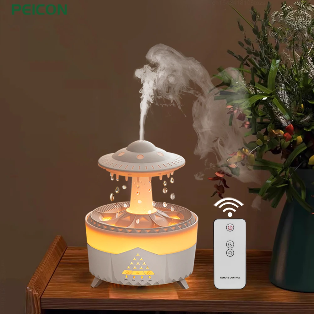 

Humidifier Essential Oils Fragrance Diffuser RGB Light Mini Humidifiers USB Desktop Mute for Home Bedroom Office Air Humidifier