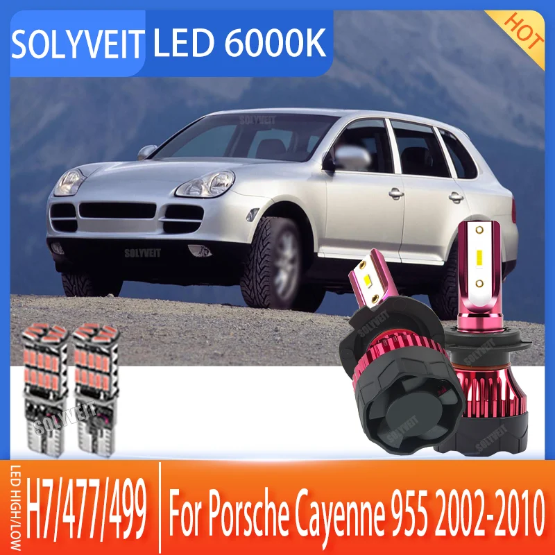 

Комплект для переоборудования фар H7/477/499 LED, 6000K, холодный белый свет, для Porsche Cayenne 955 2002-2010 годов выпуска