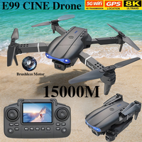 E99Pro Drone 8k HD Professional drone Dual Camera WIFI fpv Aircraft Quadcopte Obstacle Avoidance Aerial Photography Drone Toys
