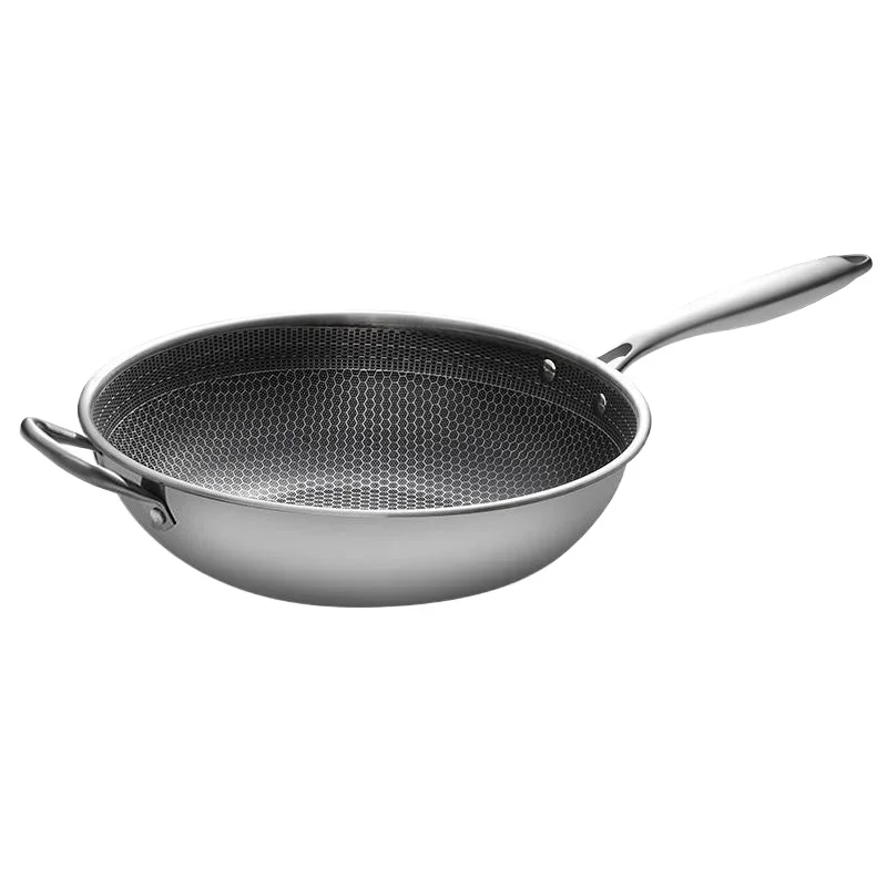 Premium German Stainless Steel Frying Pan, Searing and Browning Feature, Healthy Non-Toxic Cooking