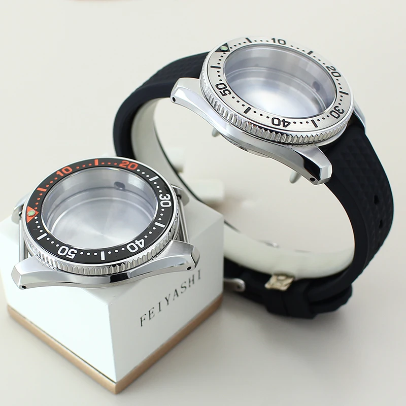 Accesorios de caja modelo SPB185/SPB187J1 de precisión modificada, acero inoxidable 316L, adecuado para movimiento NH35/36