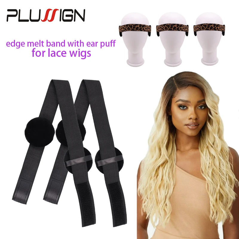 

59Cm Wig Band With Ear Cover For Lace Wigs Elastic Band For Wigs With Ear Protector Melt Band For Lace Frontal Wig Accessories