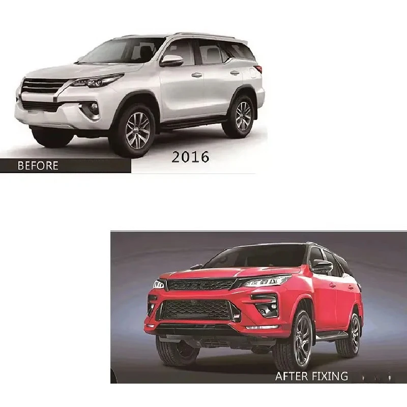 

High Quality Conversion Kit Compatible with Fortuner 2016-2021 Update to GR Sport Design Car Exterior Accessories