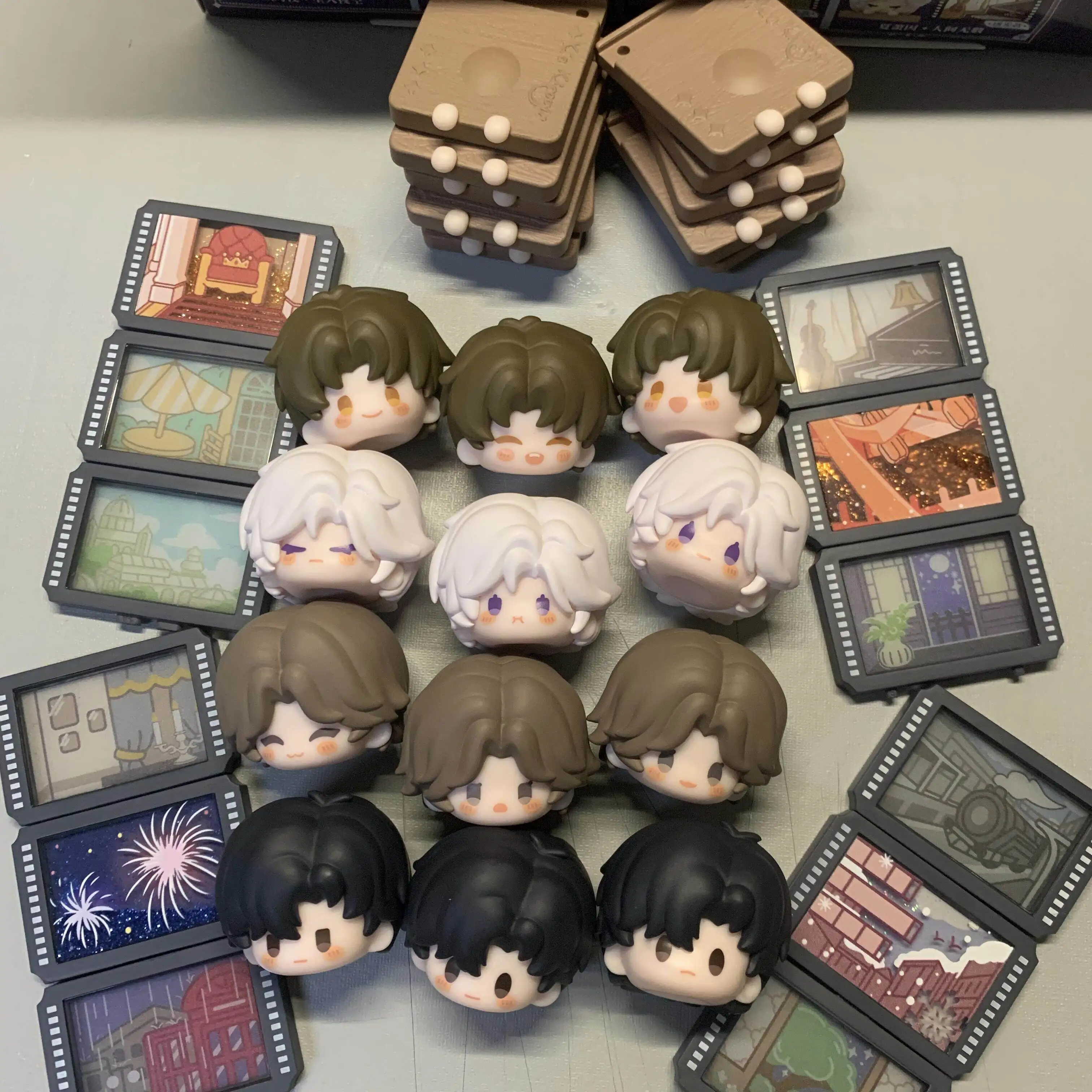 

Far Beyond The World Echoes of The Past Stacking Toys Mystery Blind Bag Gifts Toy Model Anime Figures Collect Ornaments