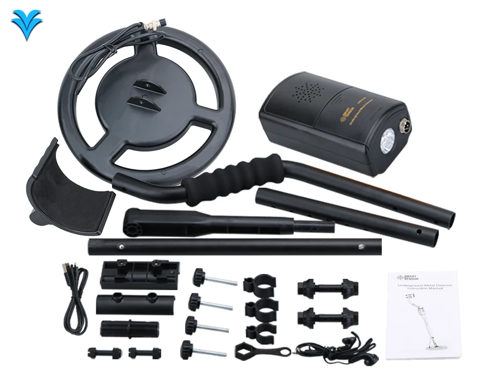 كاشف المعادن تحت الأرض عمق 3m AS944 أداة مكتشف الماسح الضوئي 1200mA بطارية ليثيوم لحفار الذهب الكنز تسعى هنتر
