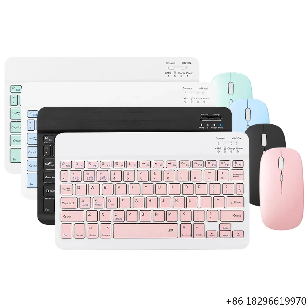 External Wireless Keyboard Mouse Combo Magic Control For Mobile Phone Tablet Office Use