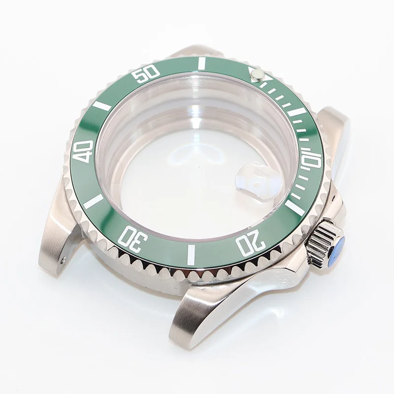 

40mm Green Submariner Watch Case NH36 NH35 NH34 for Seiko Prospex Movement Chronograph Replacement Part
