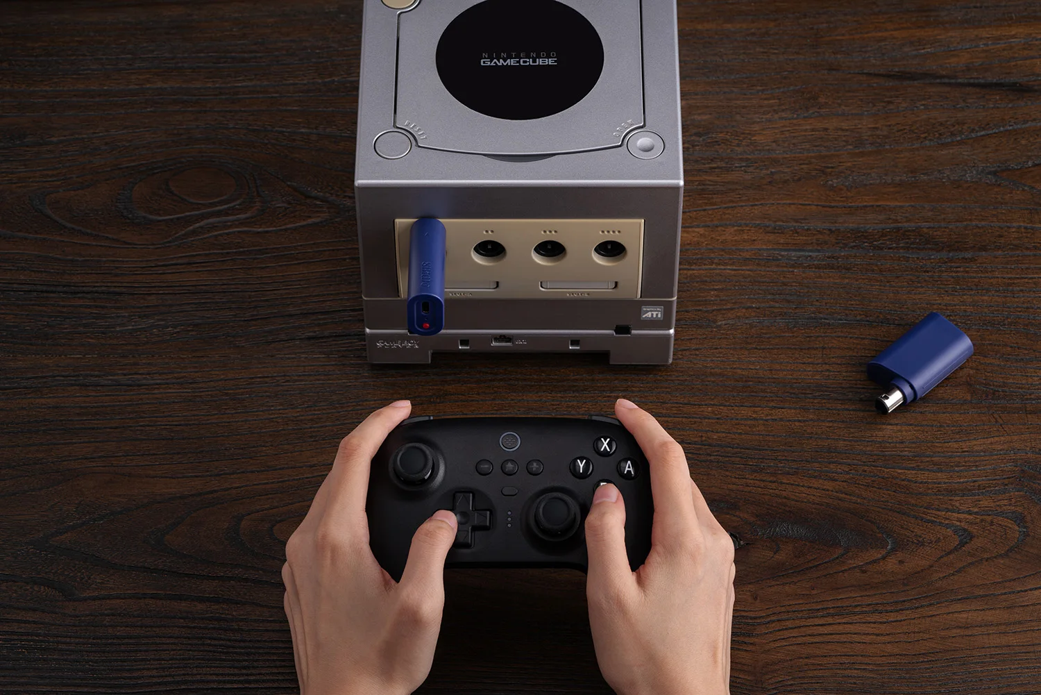 8BitDo Retro Recelver Wireless Bluetooth Adapter Dongle for Nintendo GameCube Wii for Windows 10/11 Game Accessories NGC