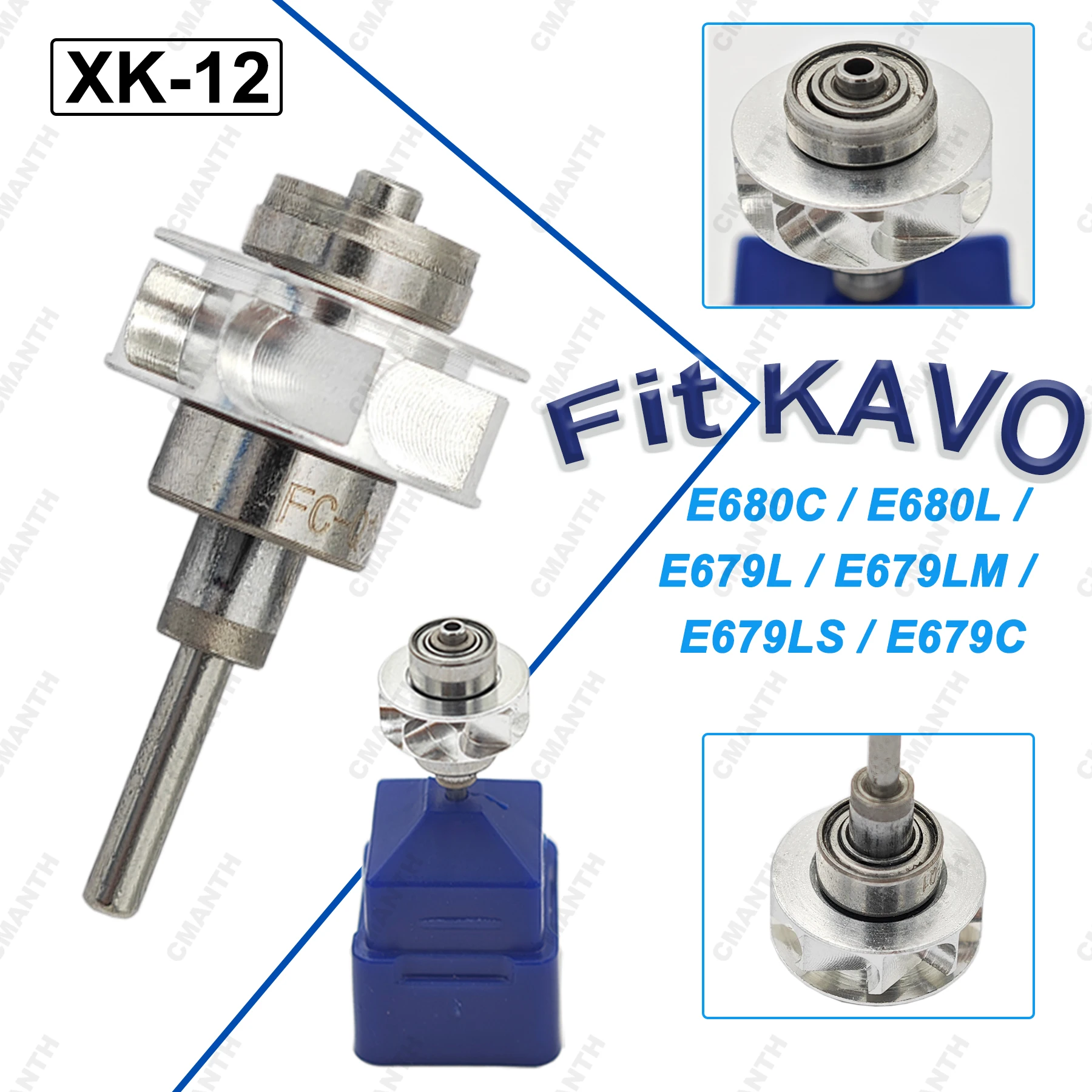 

Картридж для стоматологической турбины, воздушный ротор, подходит для KAVO E680C/E680L/E679L/E679C/E679LM/E679LS, высокоскоростной ротор наконечника, аксессуары для стоматолога