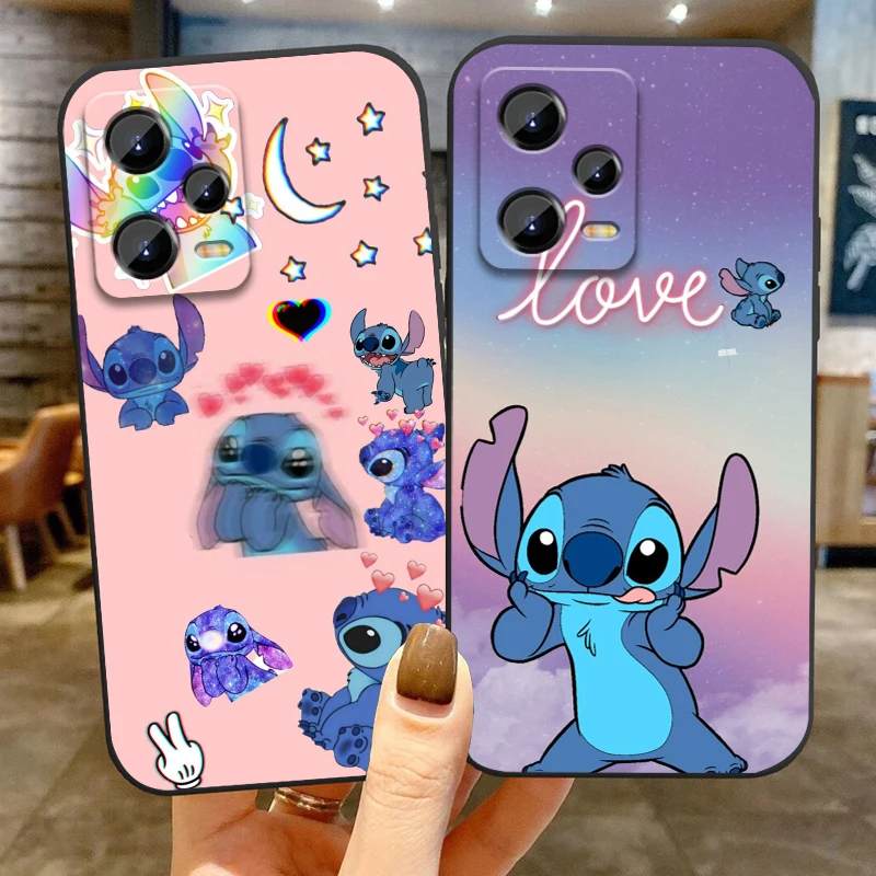 Stitch Abomination Monster For Xiaomi Redmi Note 13 12R 12 12S Turbo 11 11T 11S 10 10S Pro Plus 5G Black Cover Phone Case