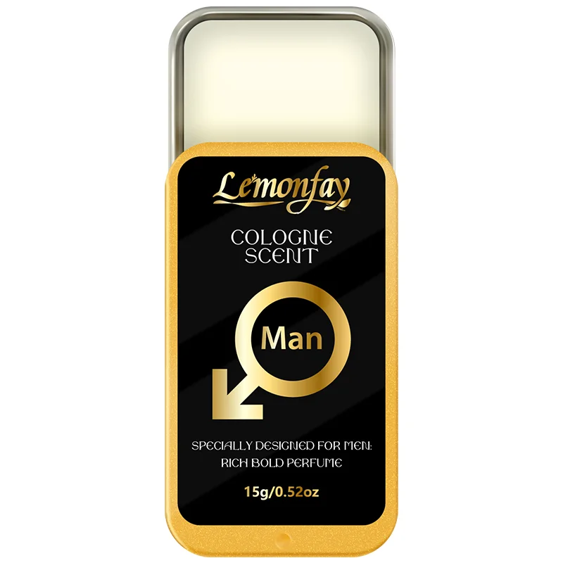 Lemonfay Men's Cologne Balm, With A Rich And Long-lasting Scent, Portable, Suitable For Daily Use And Dates_voghion.com