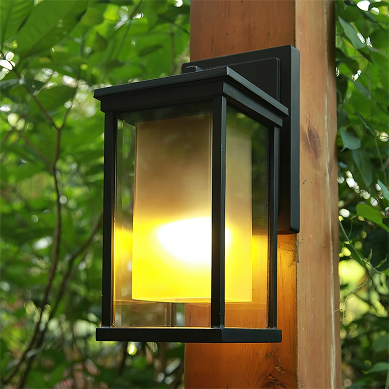 Contemporary LED Outdoor Wall Lamps Simplicity Waterproof Balcony Hallway Courtyard Villa Gate Hotel