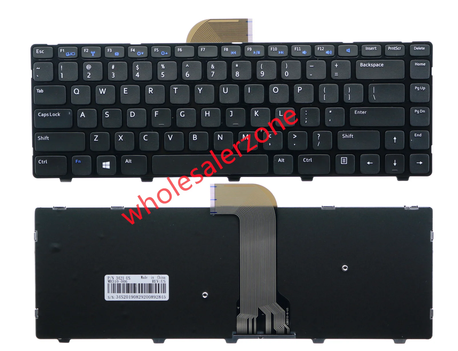 

New US laptop Keyboard for Dell Inspiron 14 3421 3437,14R 5421 5437,Vostro 2421 3421,Latitude 3440 series laptop NG6N9