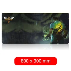 Rakoon Large Gaming Mouse Pad Anti-slip PC Computer Gamer Mousepad Locking Edge Natural Rubber Big Mouse Mat for CS GO LOL DOTA2