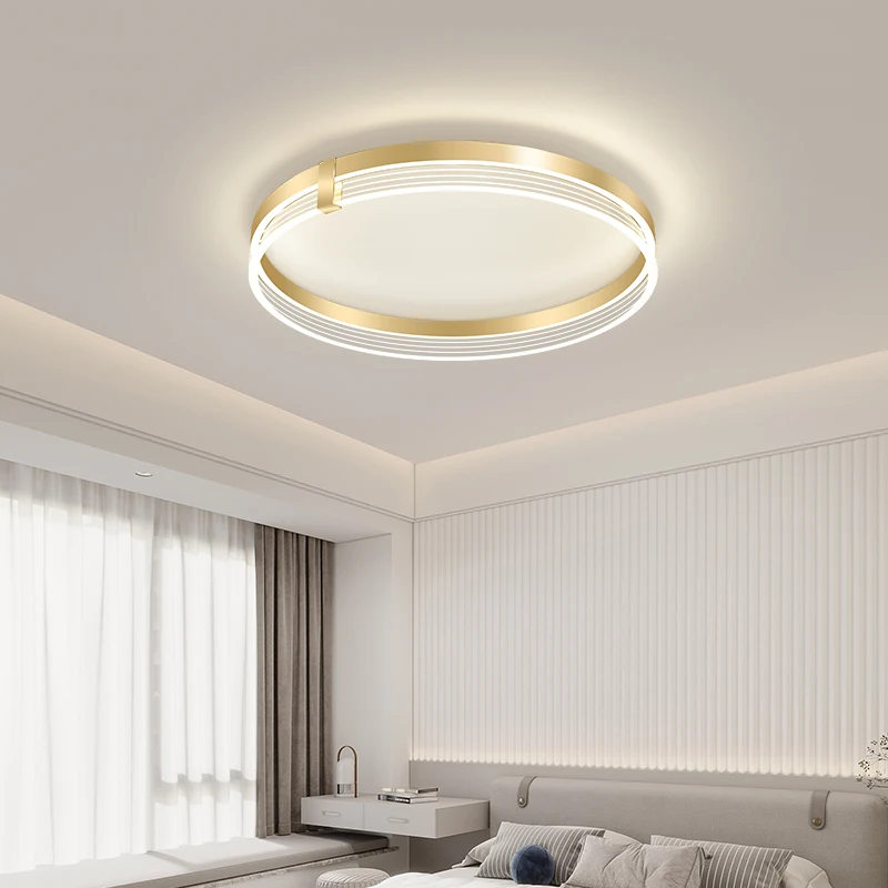 Minimalist Led Bedroom Ceiling Lamp With Remote Control Modern Round Led Ceiling Lights For Living Room Home Led Ceiling Light