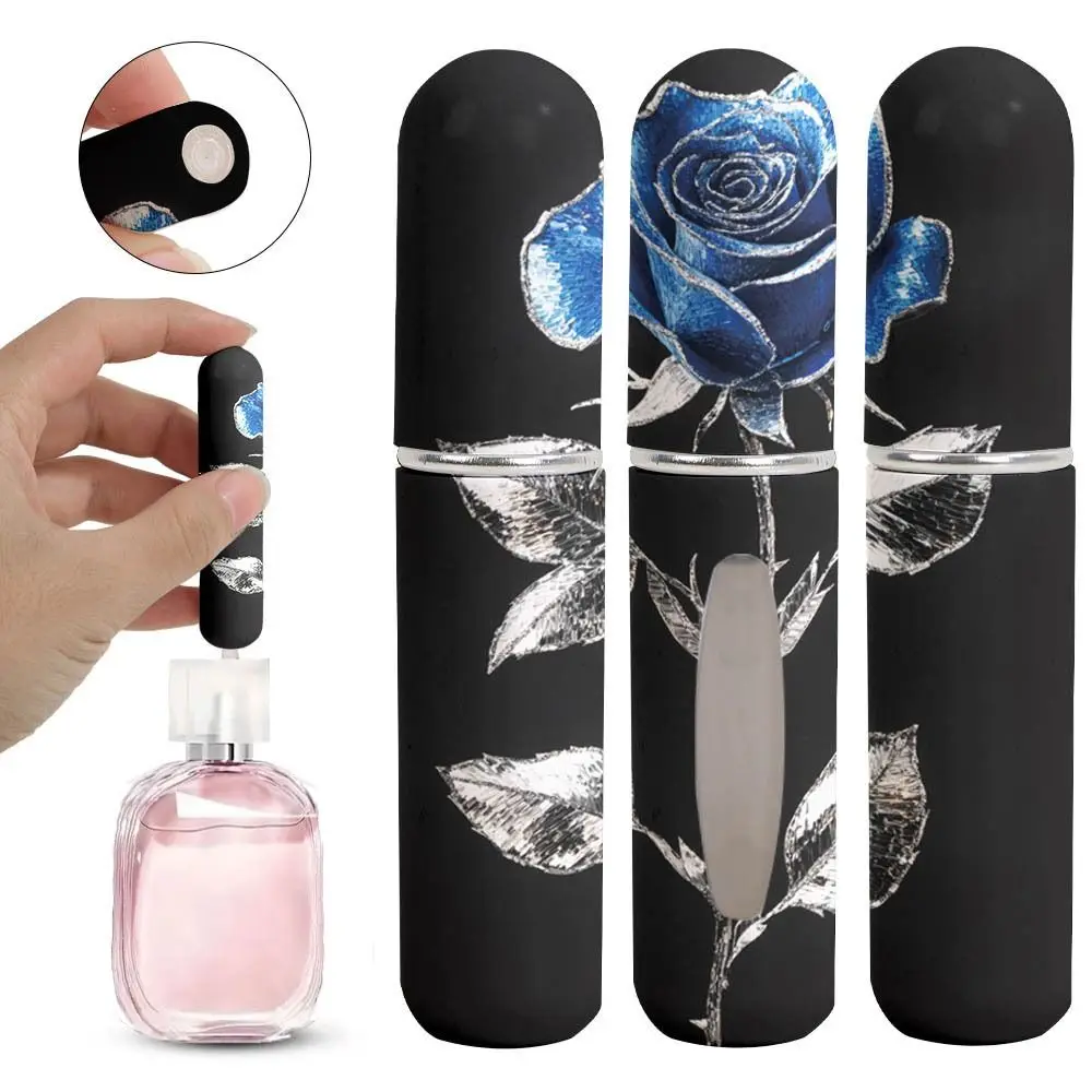 Novo 5ml mini garrafa de perfume recarregável portátil vazio recipientes cosméticos armazenamento pulverizador perfume dispensador viagem