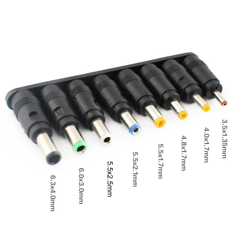 573A 8in1 USB C PD to 12V 3.5/4.0/4.8/5.5mm Power Supply Cable for Wifi Router LED Light CCTV Camera More 12V Devices